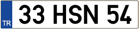 Truck License Plate